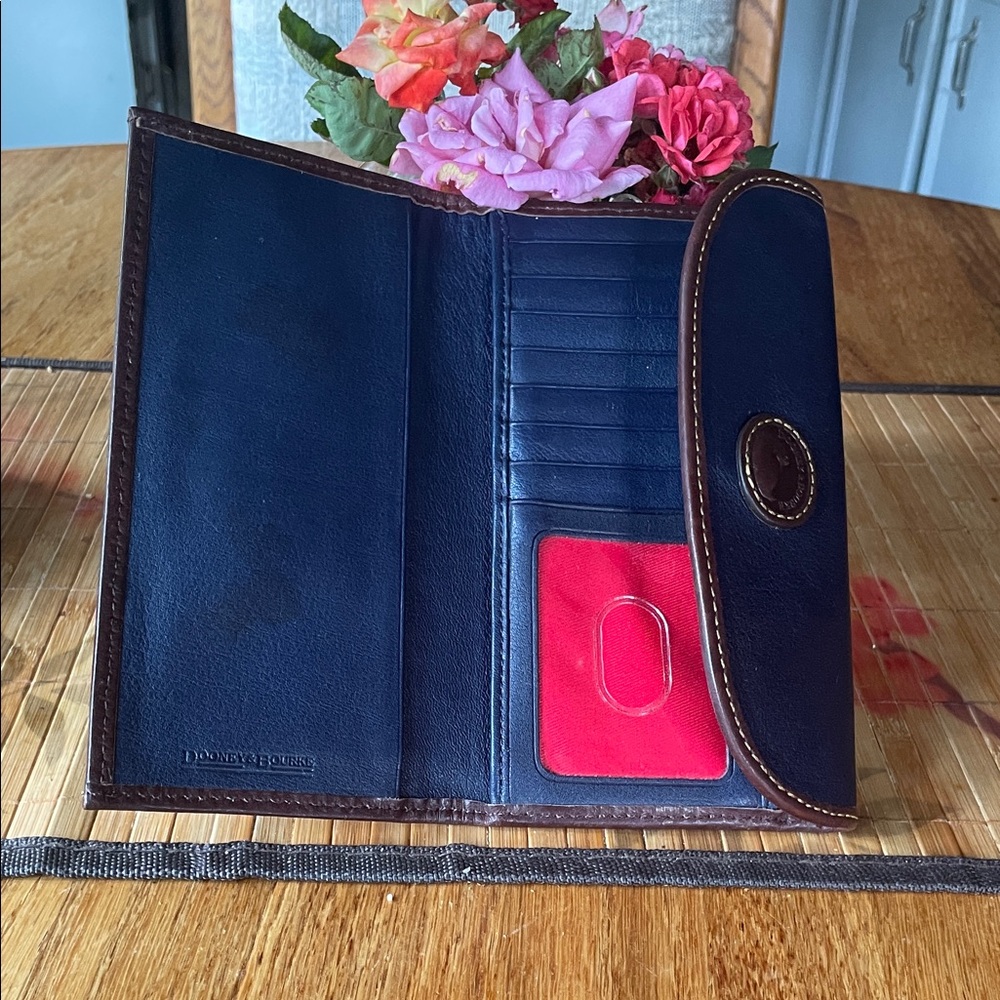 Dooney & Bourke Blue Leather Wallet - Picture 3 of 9